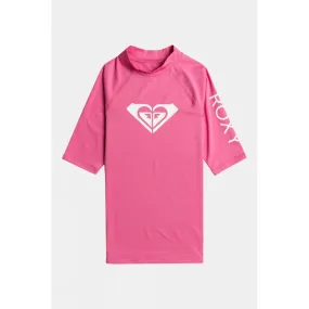 Girls Wholehearted Short Sleeve Rash Vest 14+