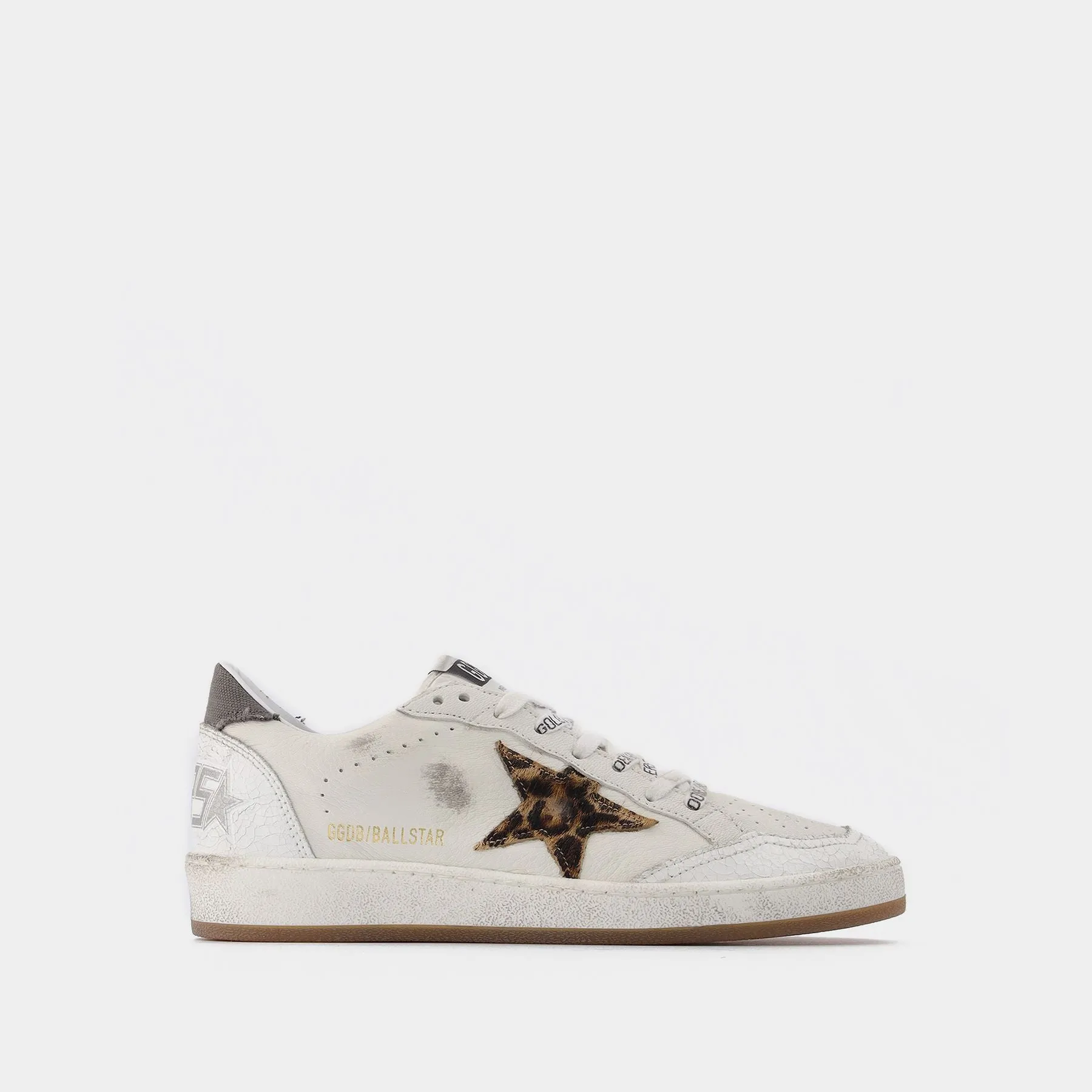 Golden Goose Deluxe Brand  Ball Star Sneakers in White Leather