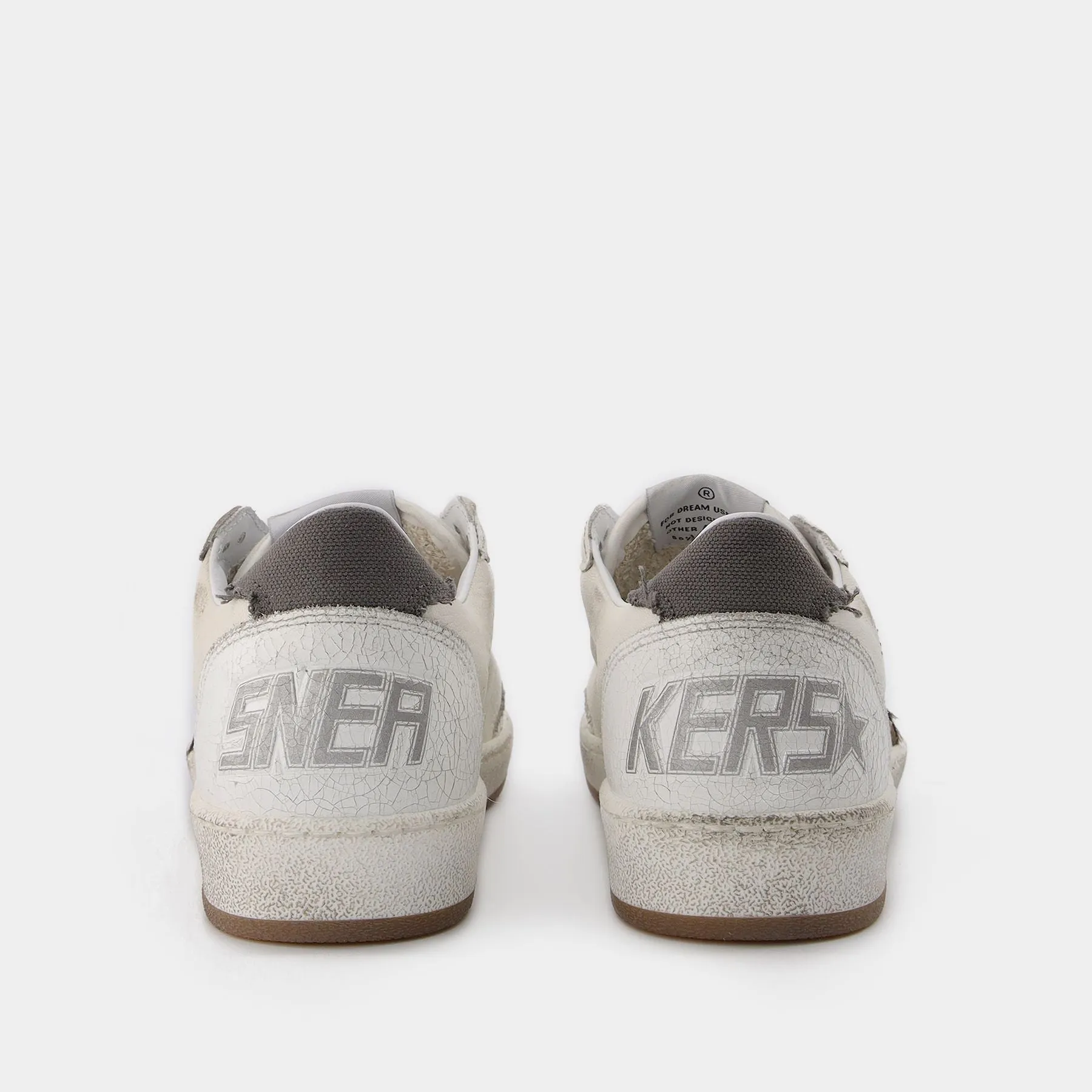 Golden Goose Deluxe Brand  Ball Star Sneakers in White Leather