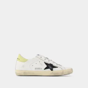 Golden Goose Deluxe Brand  Super Star Sneakers in White Leather