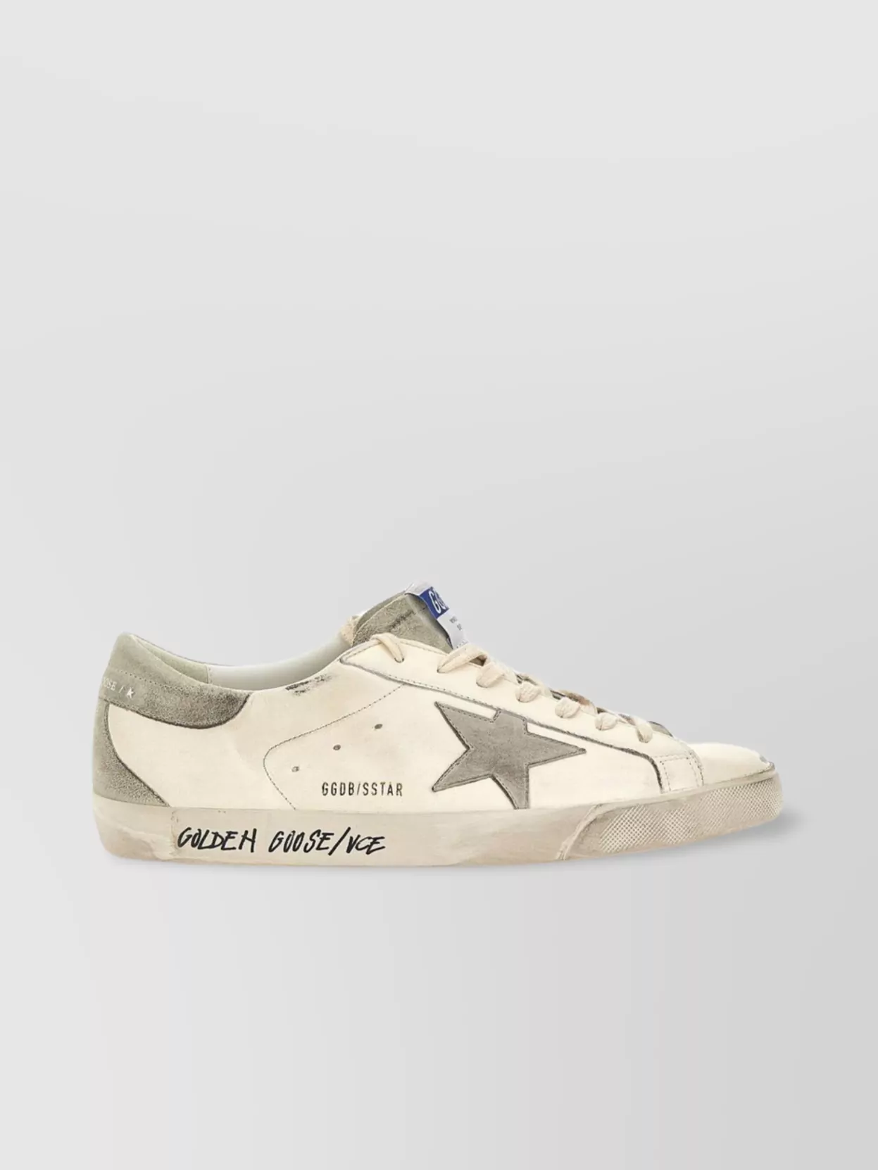 Golden Goose   Leather sneakers with iconic star and breathable holes