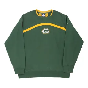 Green Bay Packers Reebok NFL Sweatshirt - Medium Green Cotton Blend