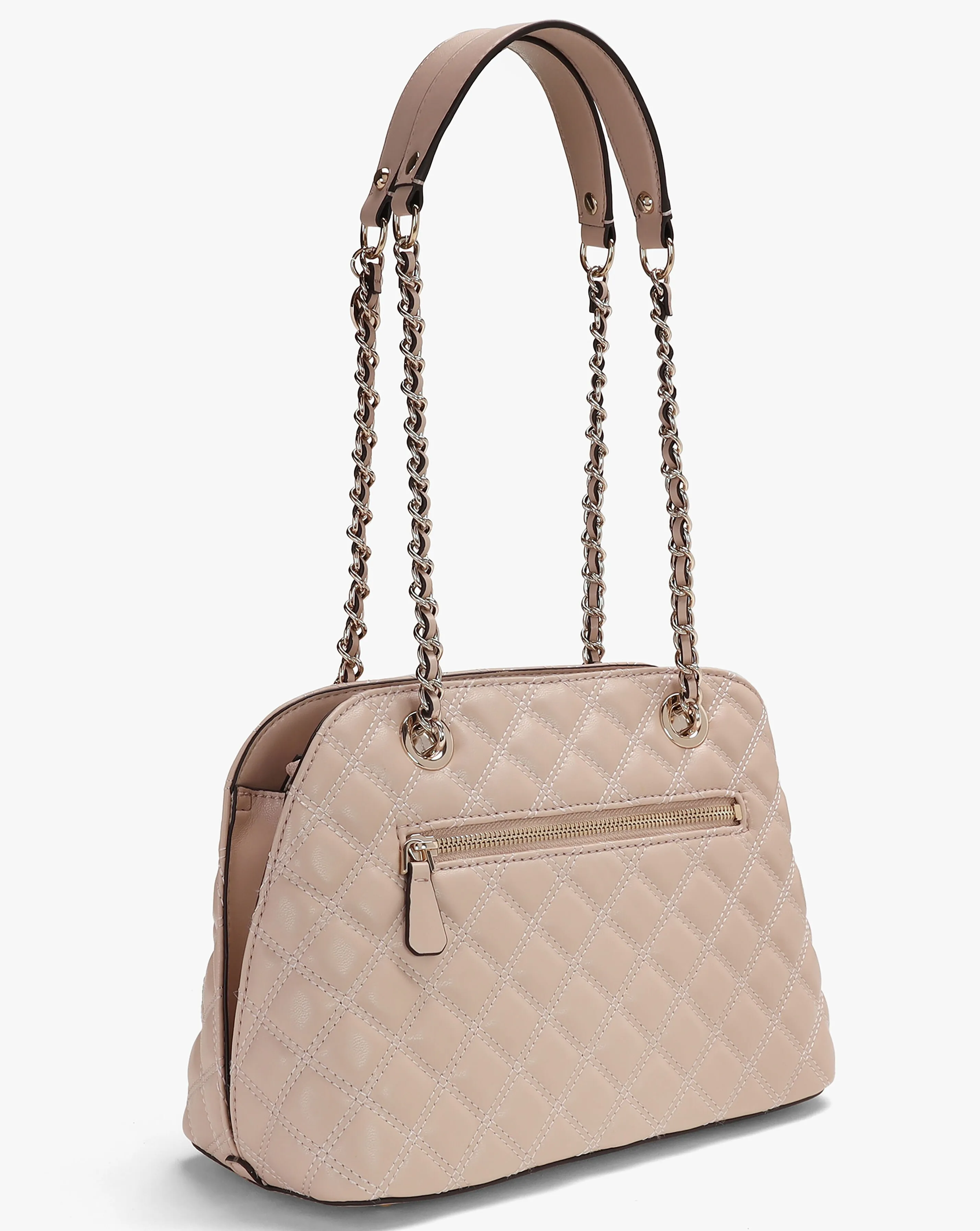 Guess Dome Light Beige Quilted Shoulder Bag | Simply Be