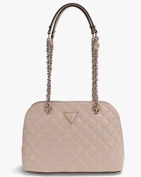 Guess Dome Light Beige Quilted Shoulder Bag | Simply Be