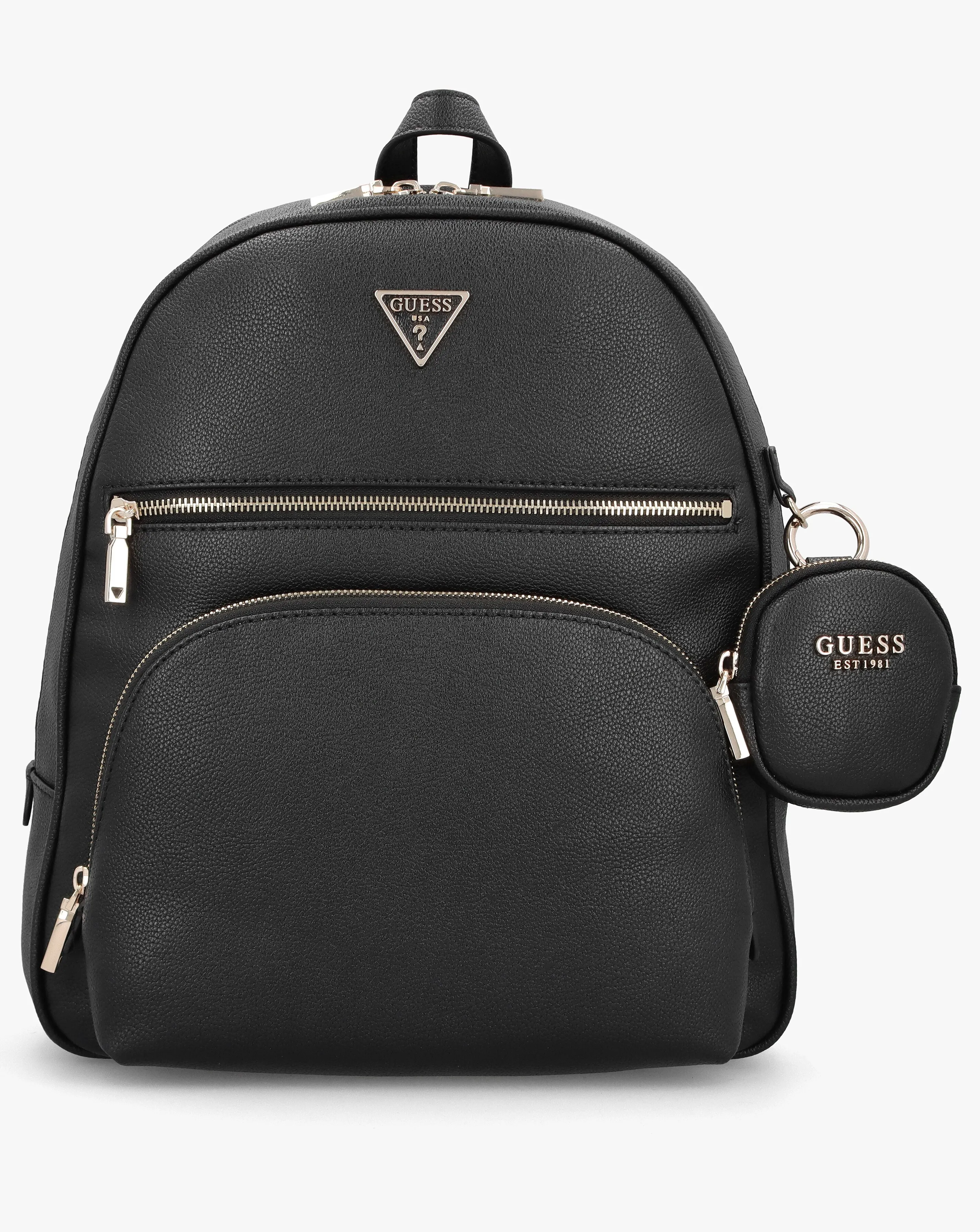 Guess Power Play Tech Black Logo Backpack | Simply Be