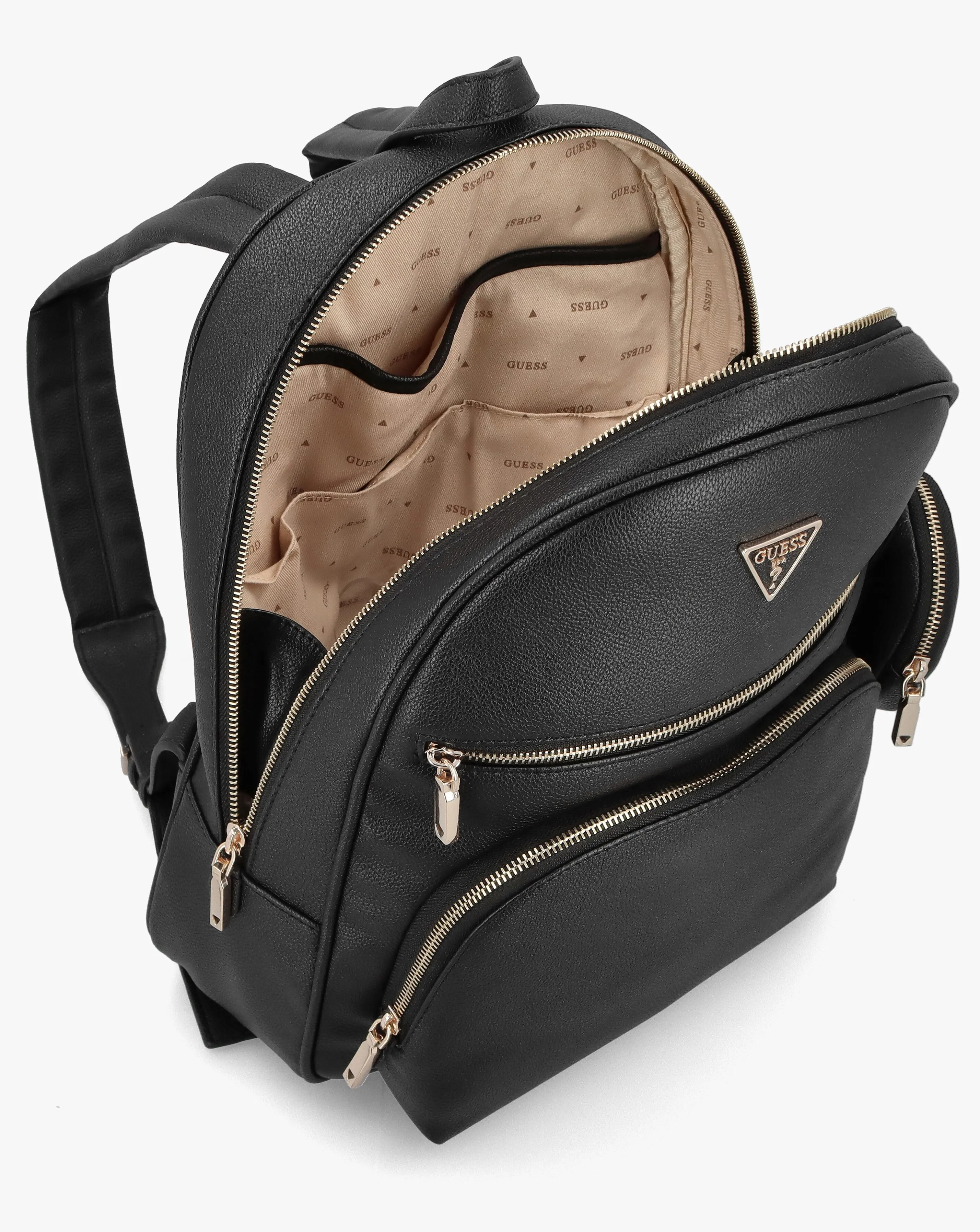 Guess Power Play Tech Black Logo Backpack | Simply Be