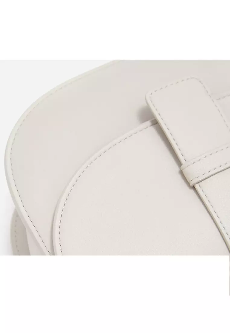 HAPPY FRIDAYS Pure Leather Shoulder Saddle Bag GY-88692