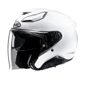 HJC F31 Plain Helmet - Pearl White