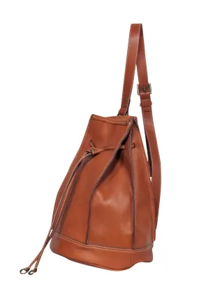 HOBO - Tan Leather Bucket Bag