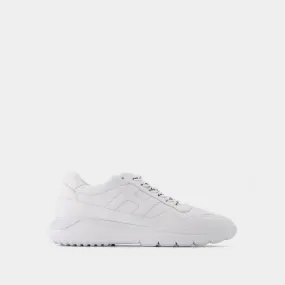 Hogan  Interactive3 Allacciato Pelle Sneakers in White Leather