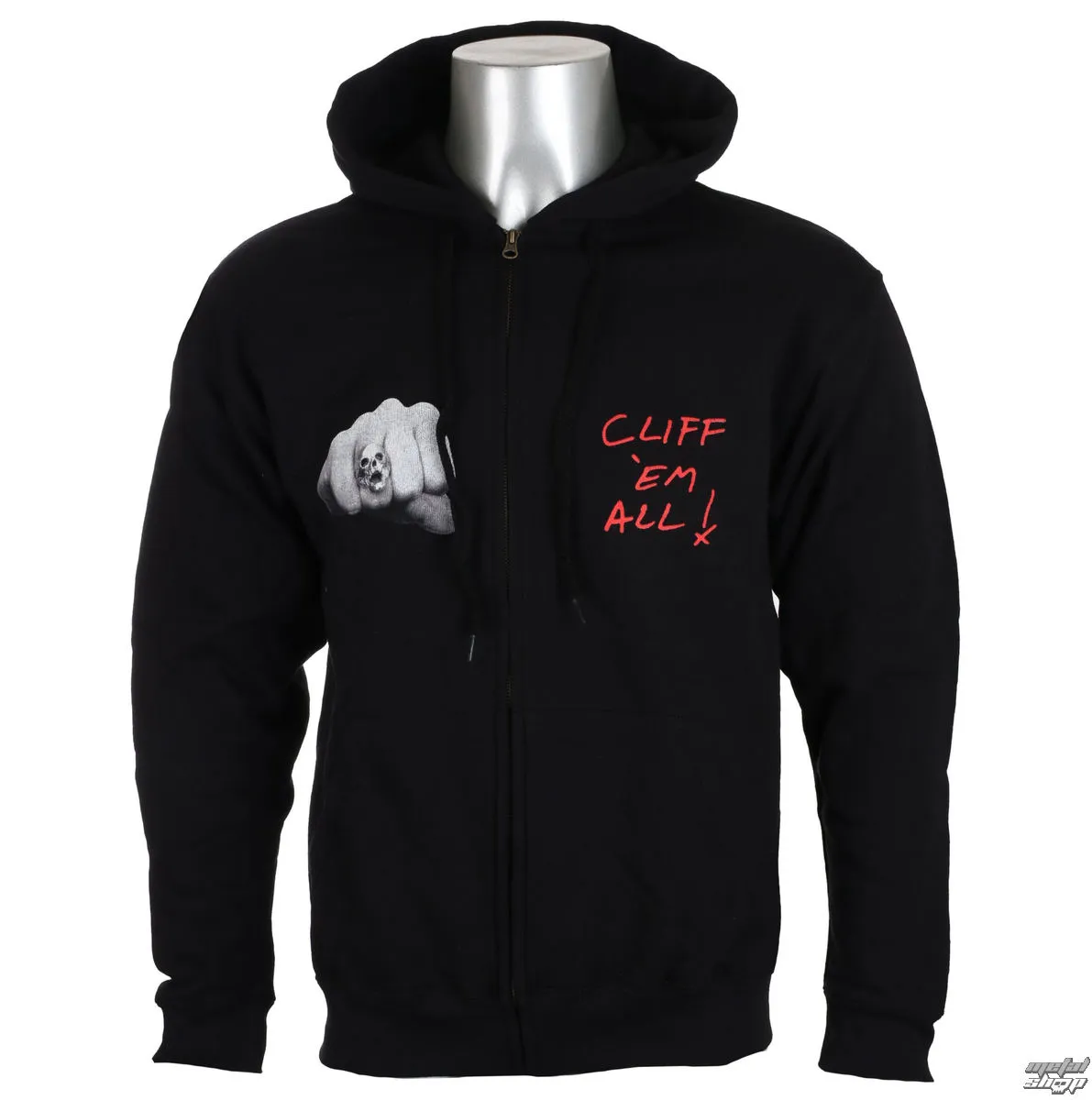 hoodie men's Metallica - Cliff Burton - NNM - RTMTLZHBFIS  -  Metal-shop