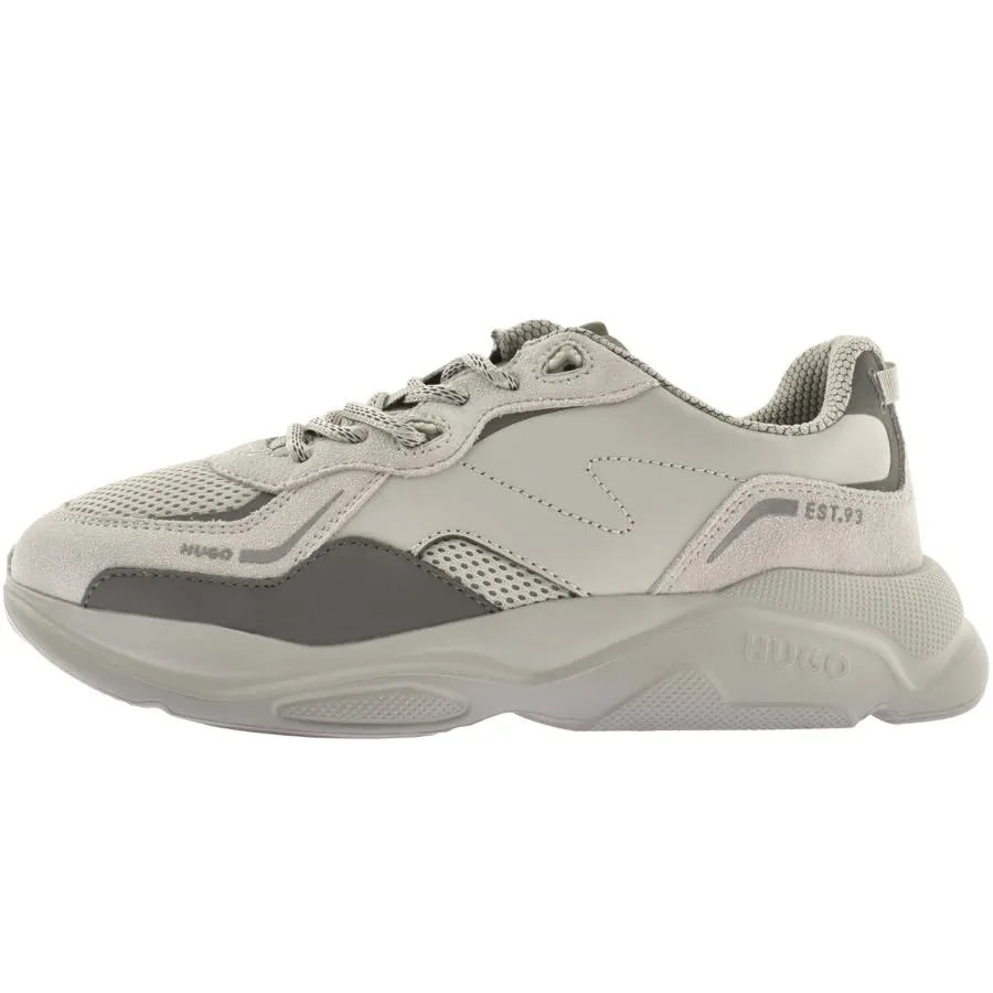 HUGO Leon Runn Trainers Grey