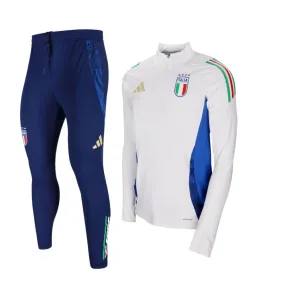 Italy FIGC White Training Tracksuit 24/25 Kids