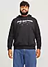 Jack & Jones Plus Size Large Logo Print Hoodie