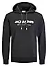 Jack & Jones Plus Size Large Logo Print Hoodie