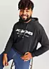 Jack & Jones Plus Size Large Logo Print Hoodie