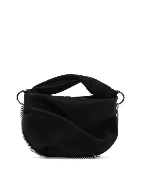 JIMMY CHOO Elegant Black Satin Handbag for Women - FW24 Collection