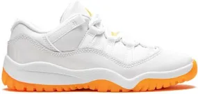 Jordan Kids Jordan 11 Retro Low Bright Citrus sneakers White