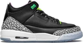 Jordan Kids Jordan 3 Retro Electric Green sneakers Black