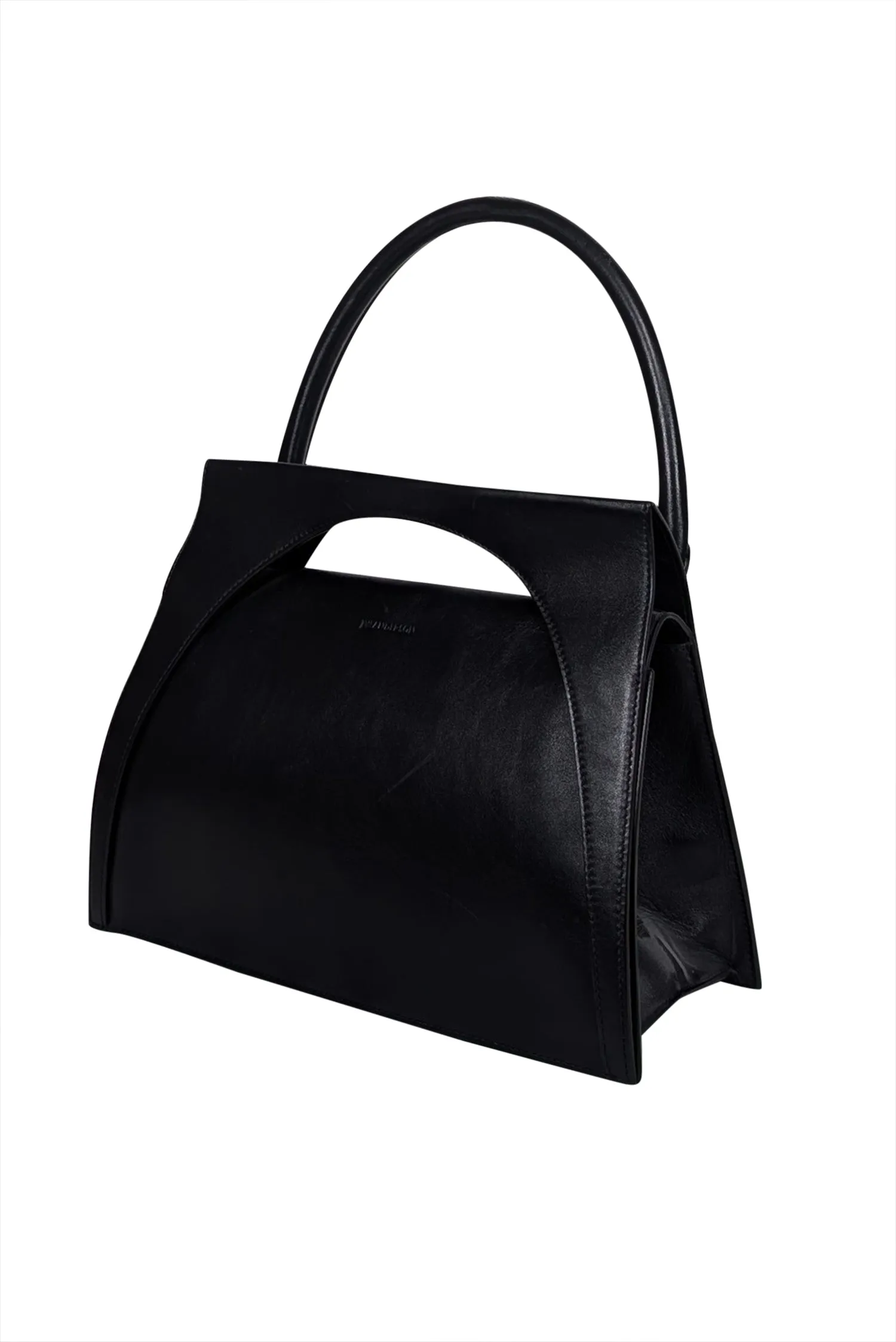 JW Anderson - Black Leather Large Moon Bag