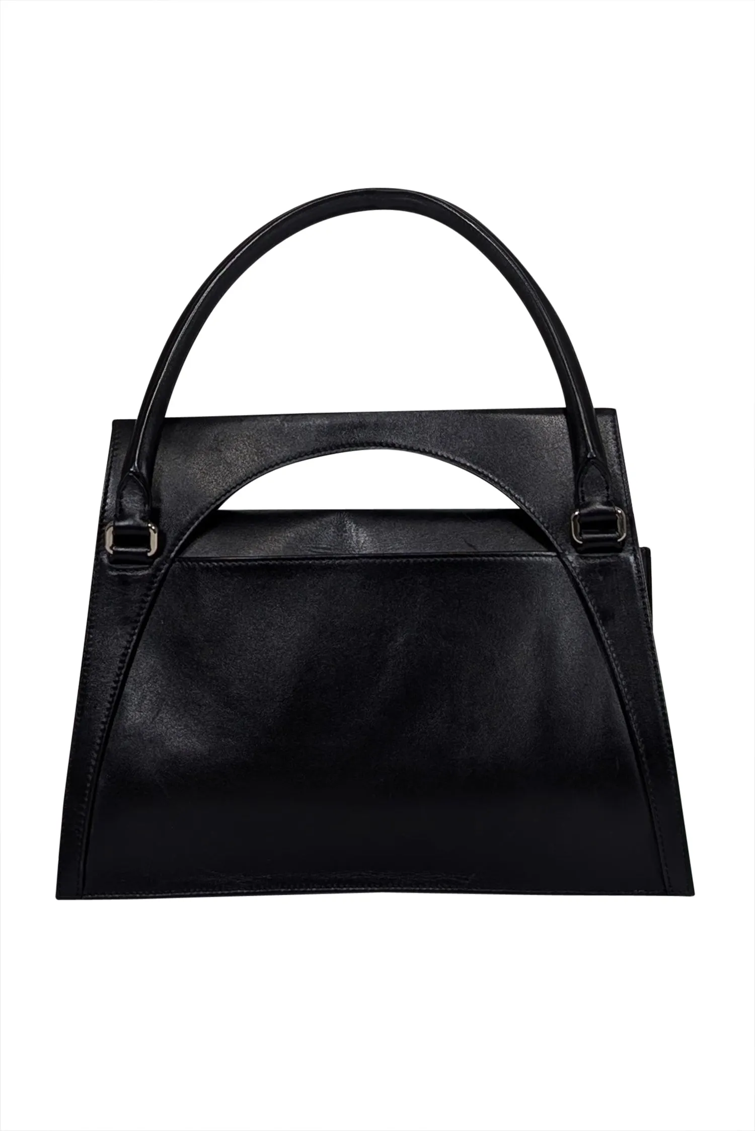 JW Anderson - Black Leather Large Moon Bag