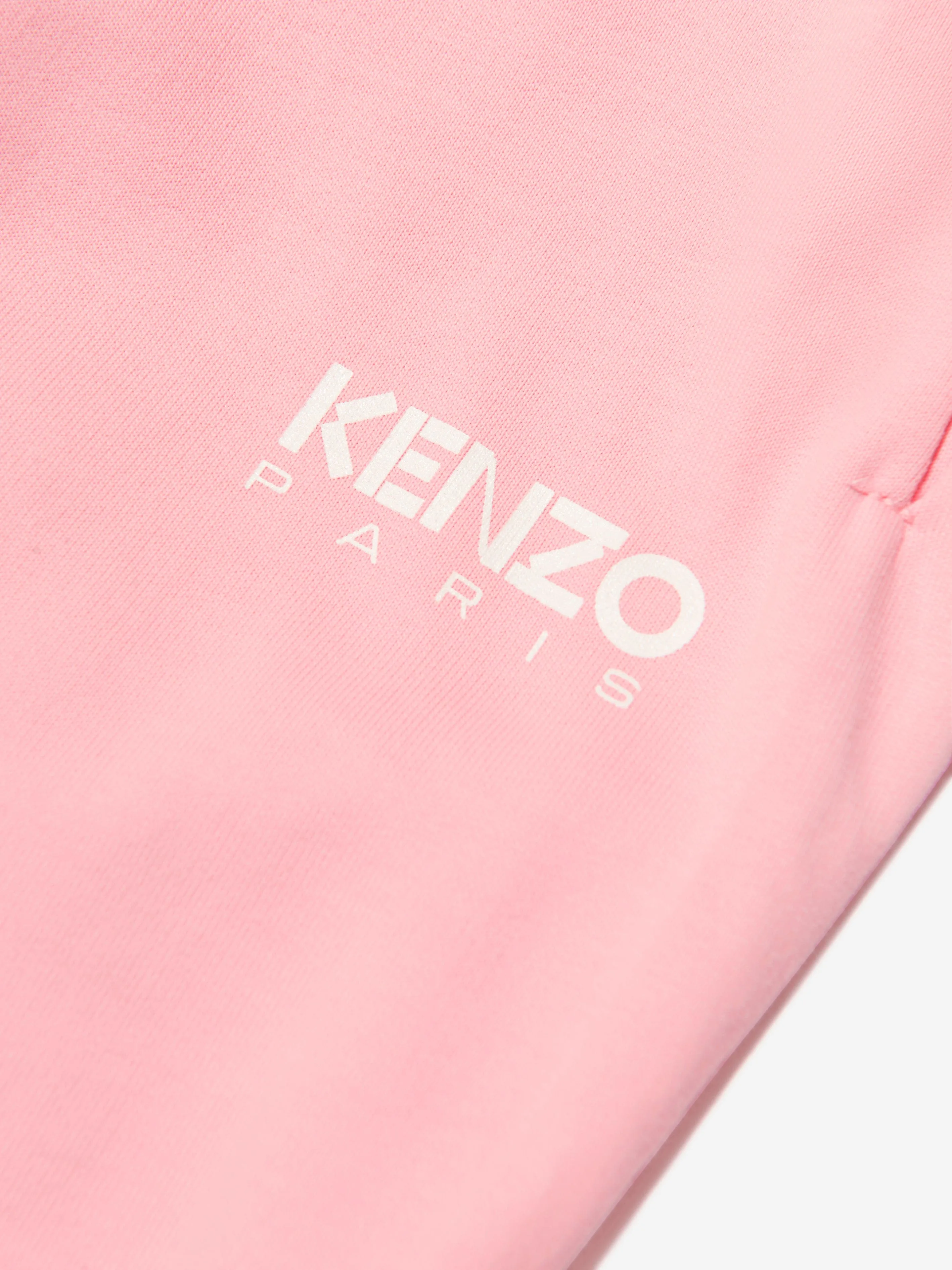 KENZO KIDS - Girls Logo Print Joggers in Pink | Childsplay Clothing