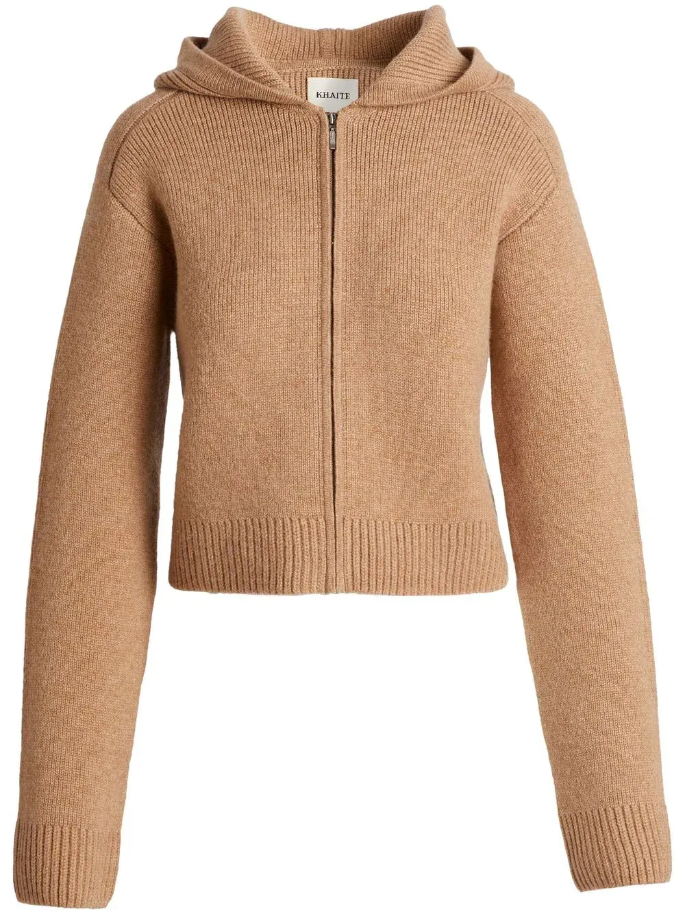 KHAITE Winston Hoodie Camel | Luxury and style at your fingertips