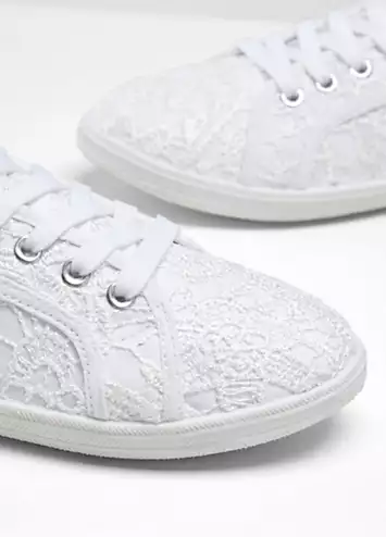 Lace Summer Trainers by bonprix | Look Again