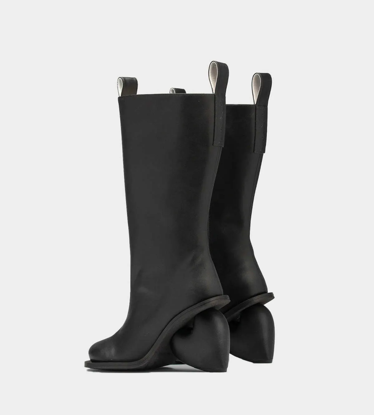 Leather Love Boot - Black