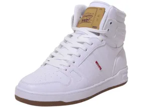 Levi's Men's 521-BB-HI-Pebbled-UL Sneakers High Top White/Gum Sz: 10.5 519708