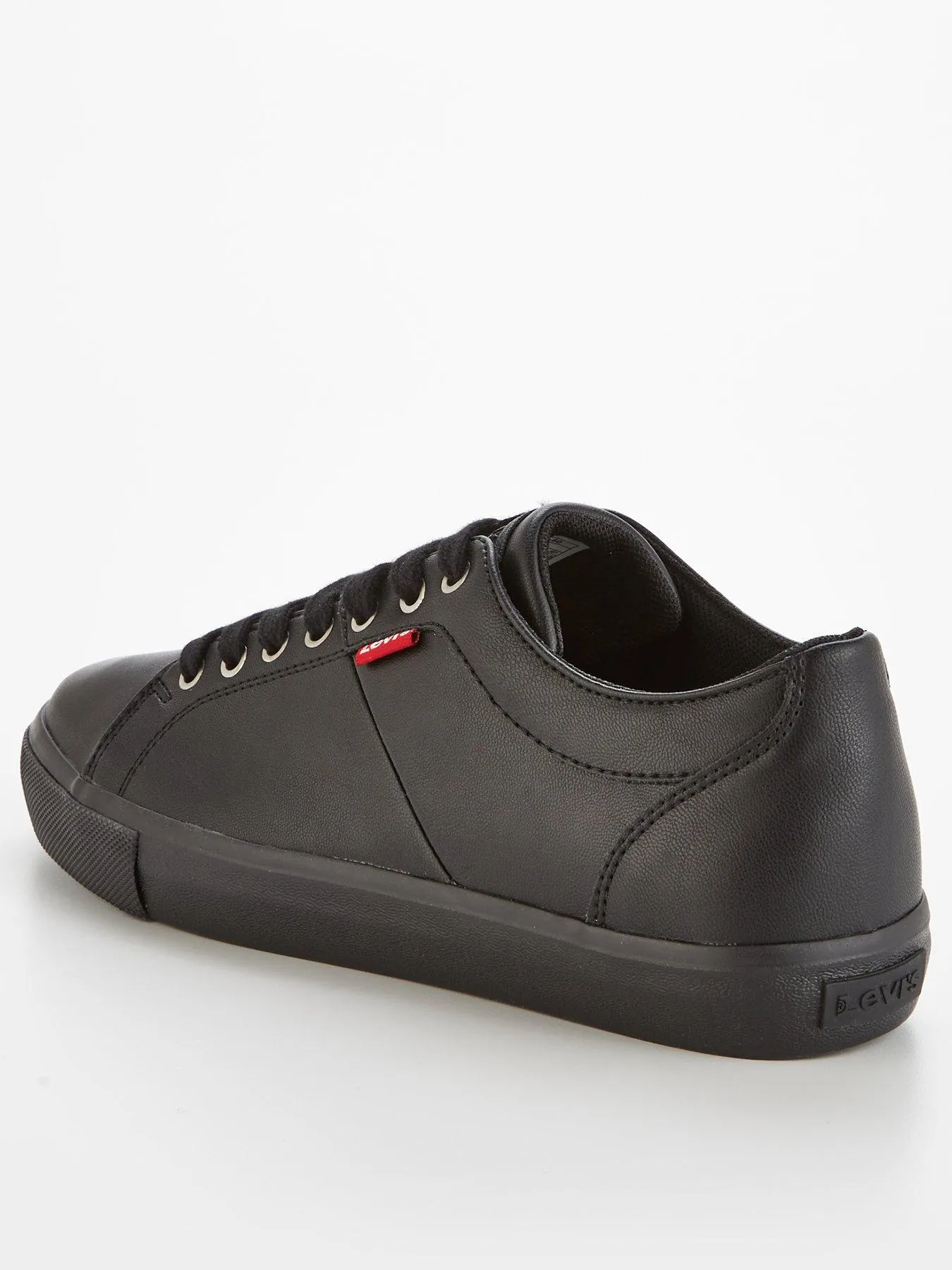 Levi's Woodward Faux Leather Trainers - Black