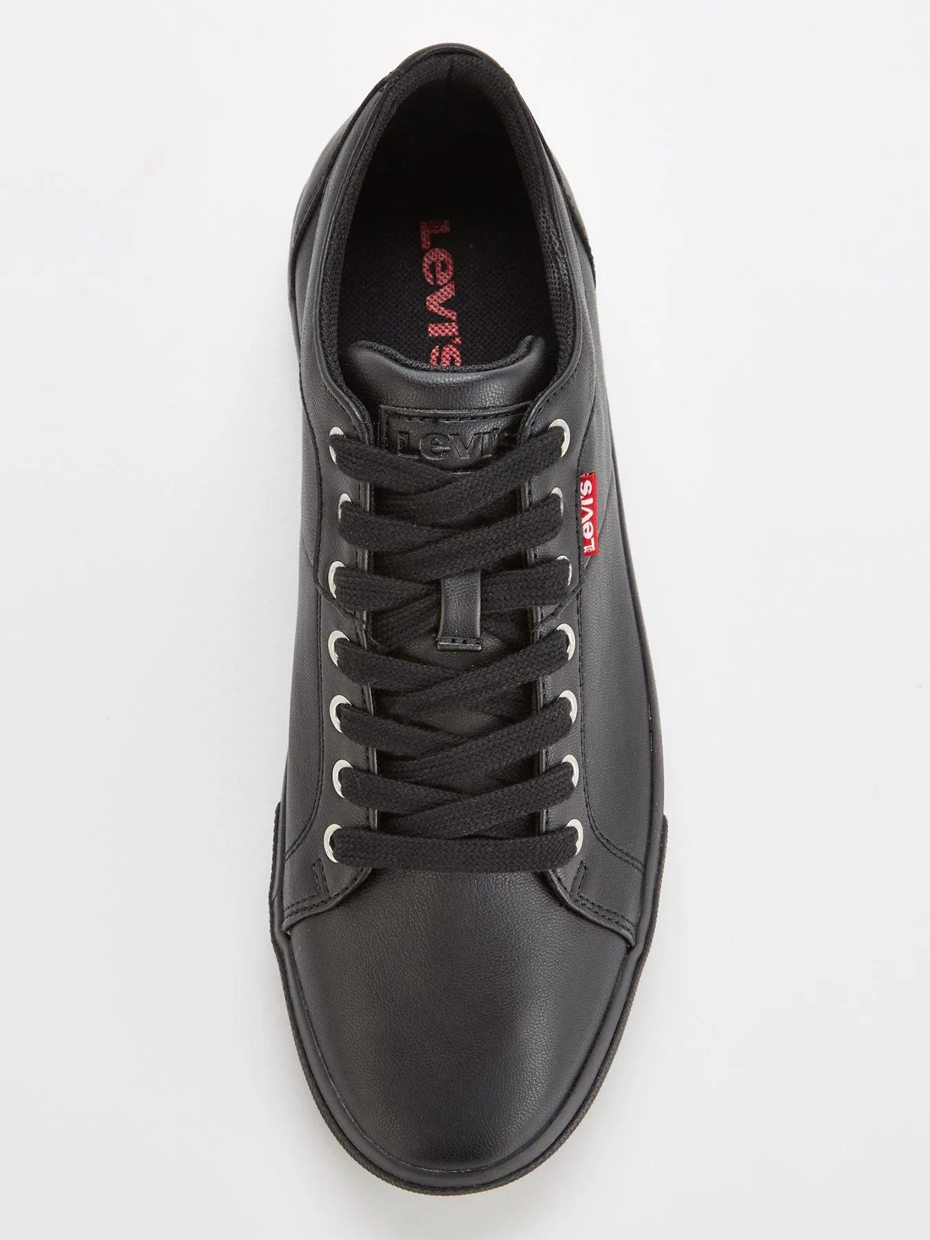 Levi's Woodward Faux Leather Trainers - Black