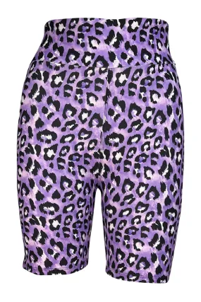 Lilac Leopard Shorts