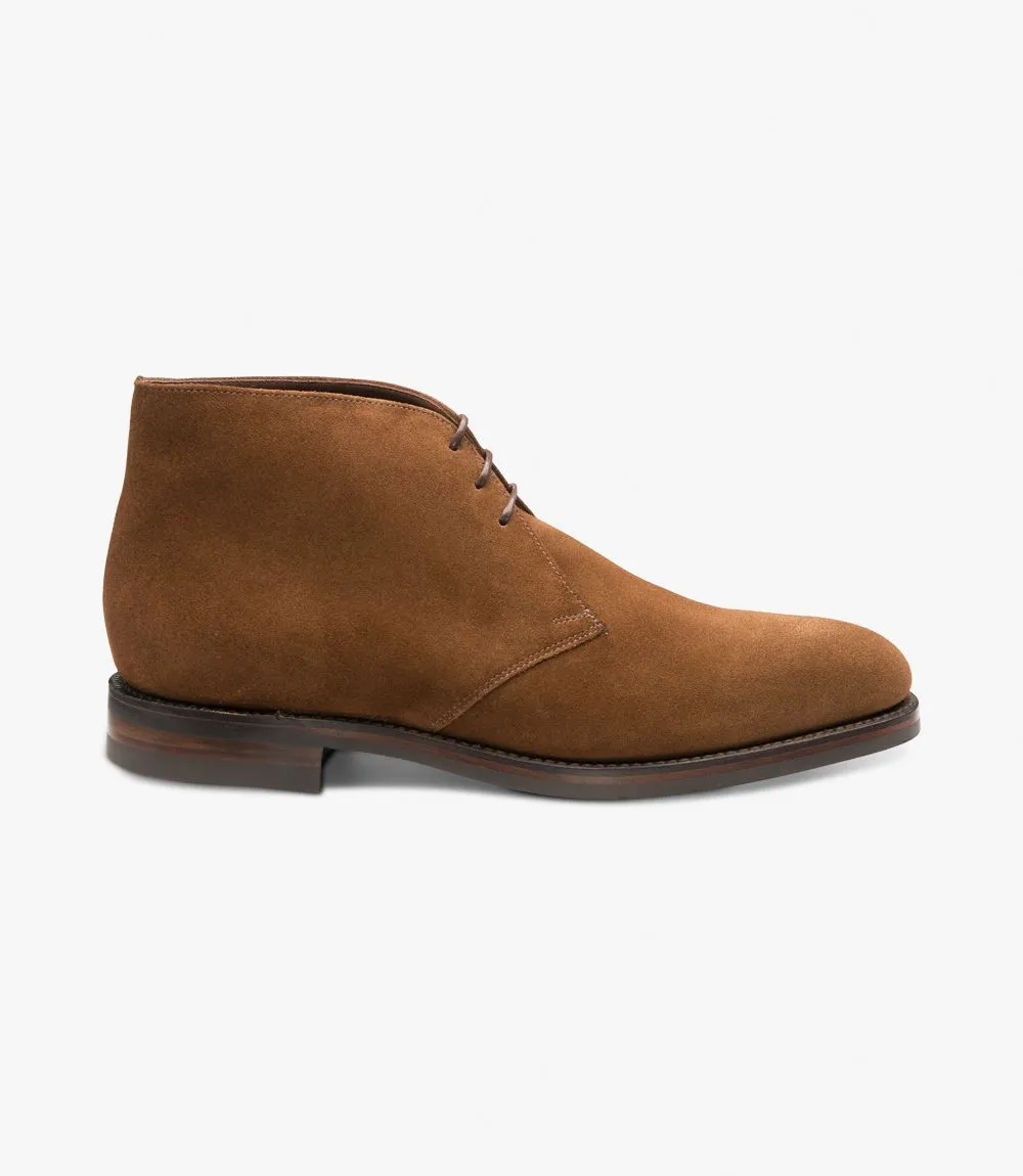 LOAKE Pimlico Chukka Suede Boot - Brown