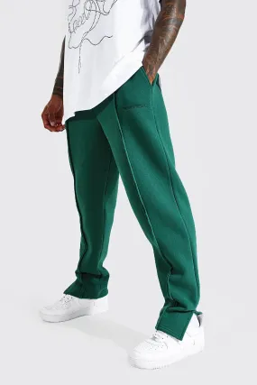 Loose Fit Man Official Split Hem Joggers | boohooMAN UK