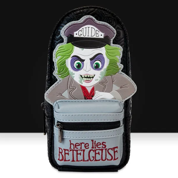 Loungefly x Beetlejuice Here Lies Betelgeuse Mini Backpack Pencil Case