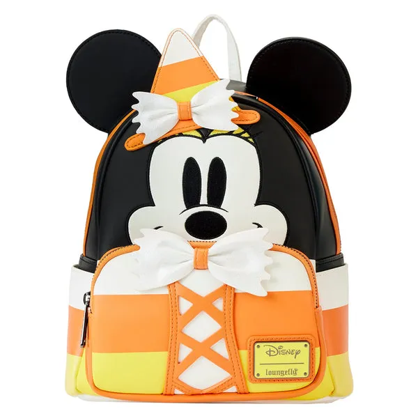 Loungefly x Disney Minnie Mouse Candy Corn Cosplay Mini Backpack