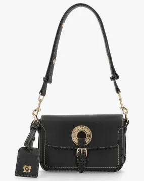 Love Moschino Logo Eyelet Black Shoulder Bag | Simply Be