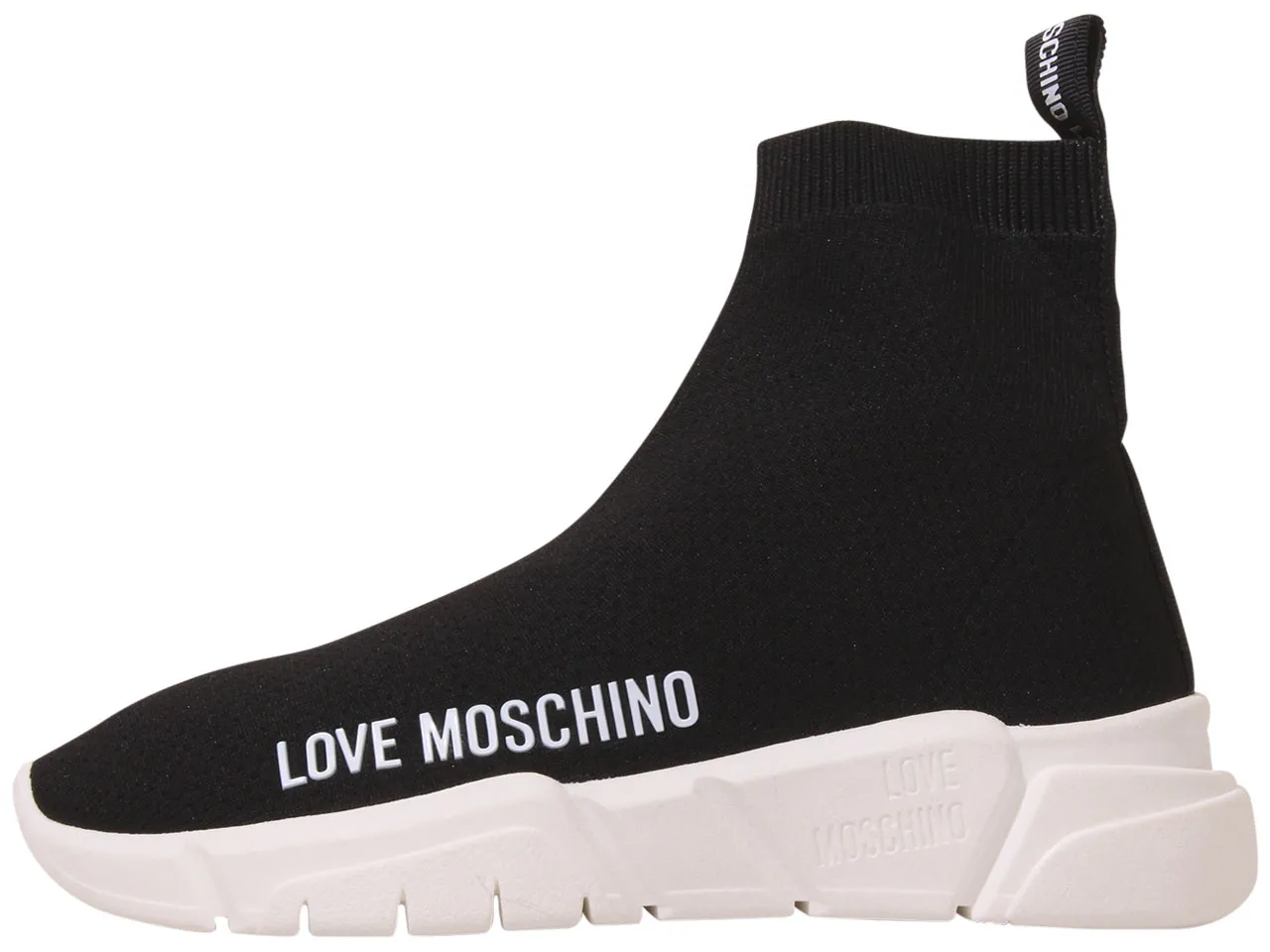 Love Moschino Women's Sneakers High Top Trainers Black Sz: 10