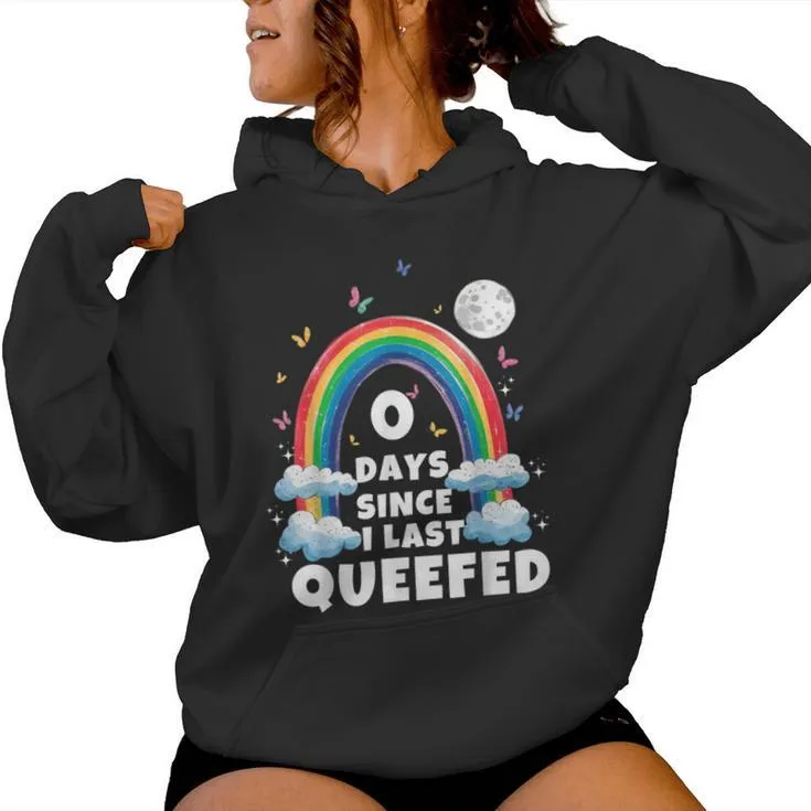 Love Queefing Queef Joke Queefed Embarrassing Queen Women Hoodie