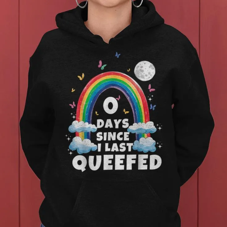 Love Queefing Queef Joke Queefed Embarrassing Queen Women Hoodie