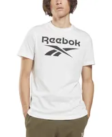 Macy's Reebok Men's Slim-Fit Identity Big Logo Short-Sleeve T-Shirt