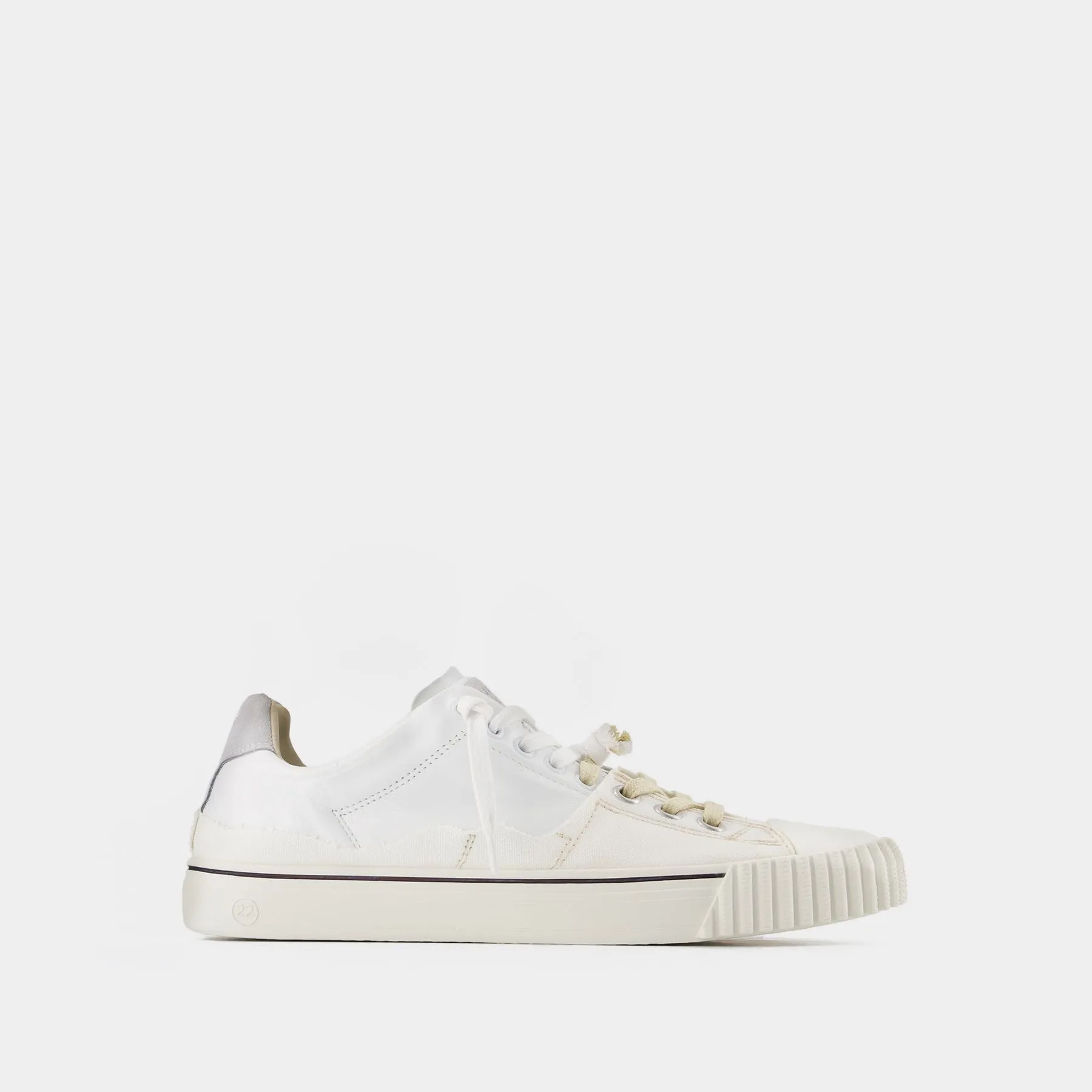 Maison Margiela  New Evolution Low Sneakers - Maison Margiela - White - Leather