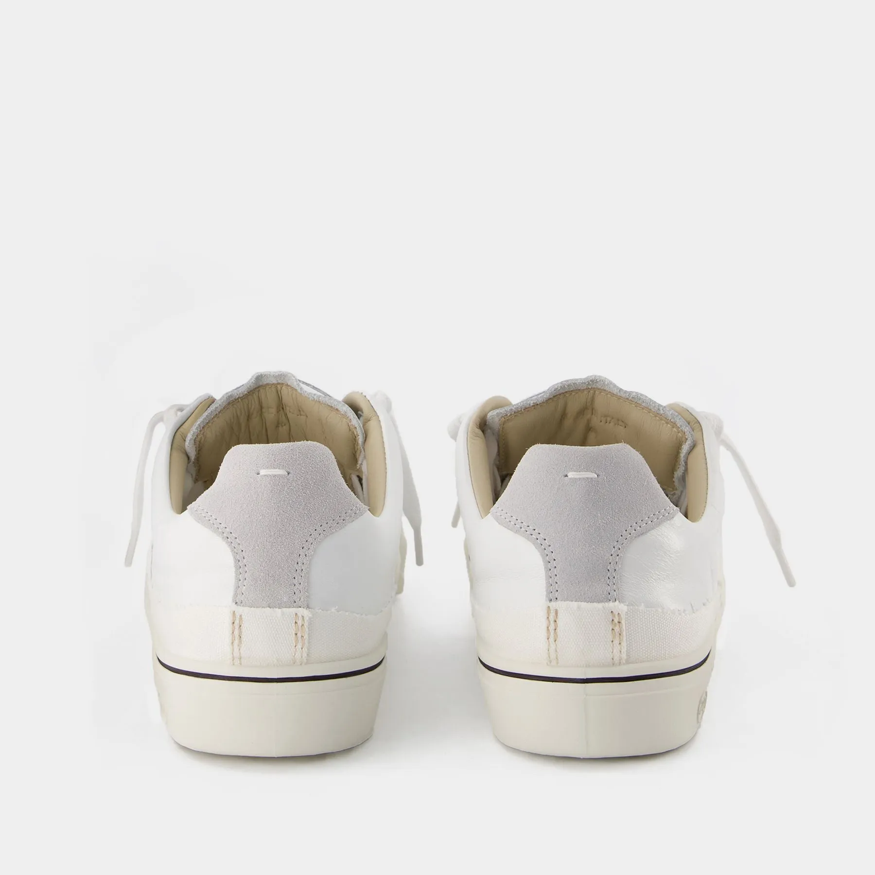 Maison Margiela  New Evolution Low Sneakers - Maison Margiela - White - Leather