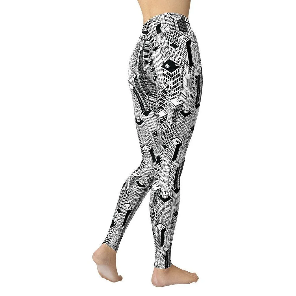 Manhattan View Yoga Leggings