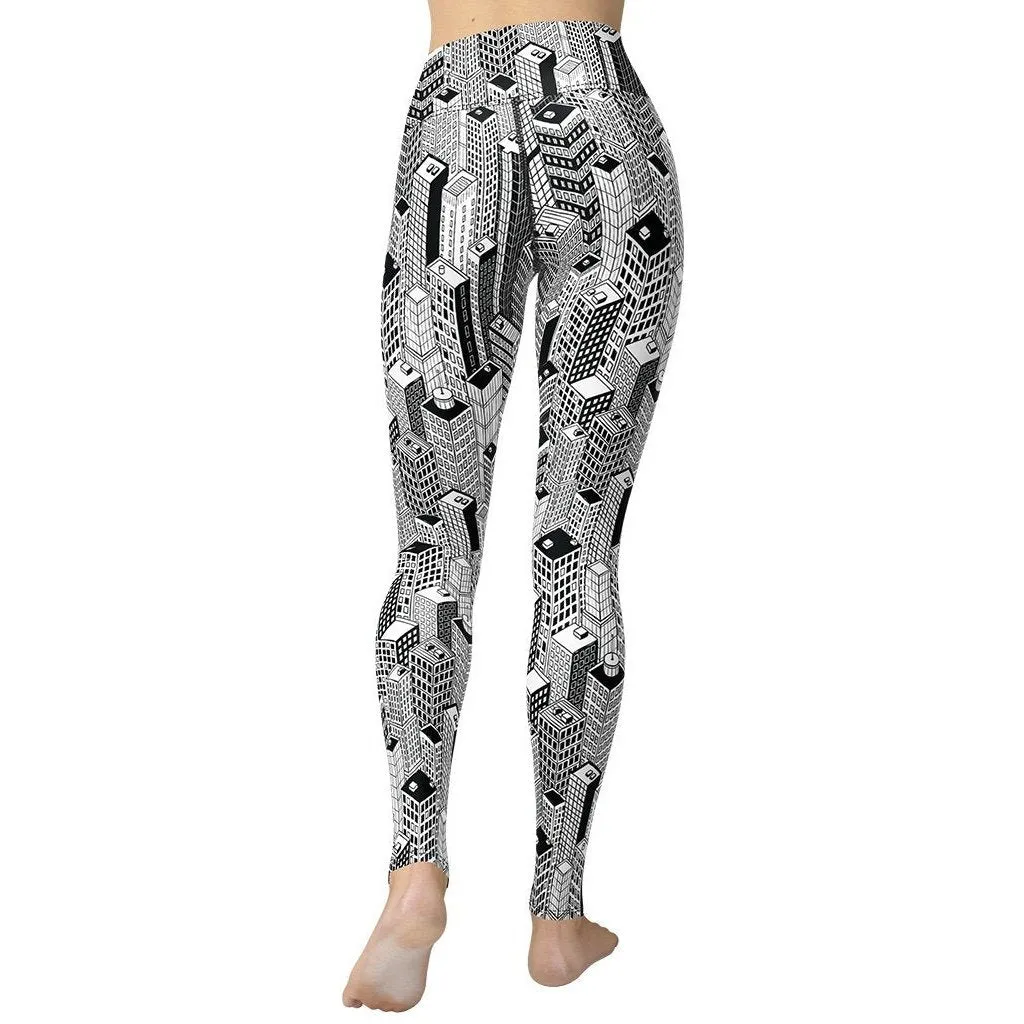 Manhattan View Yoga Leggings