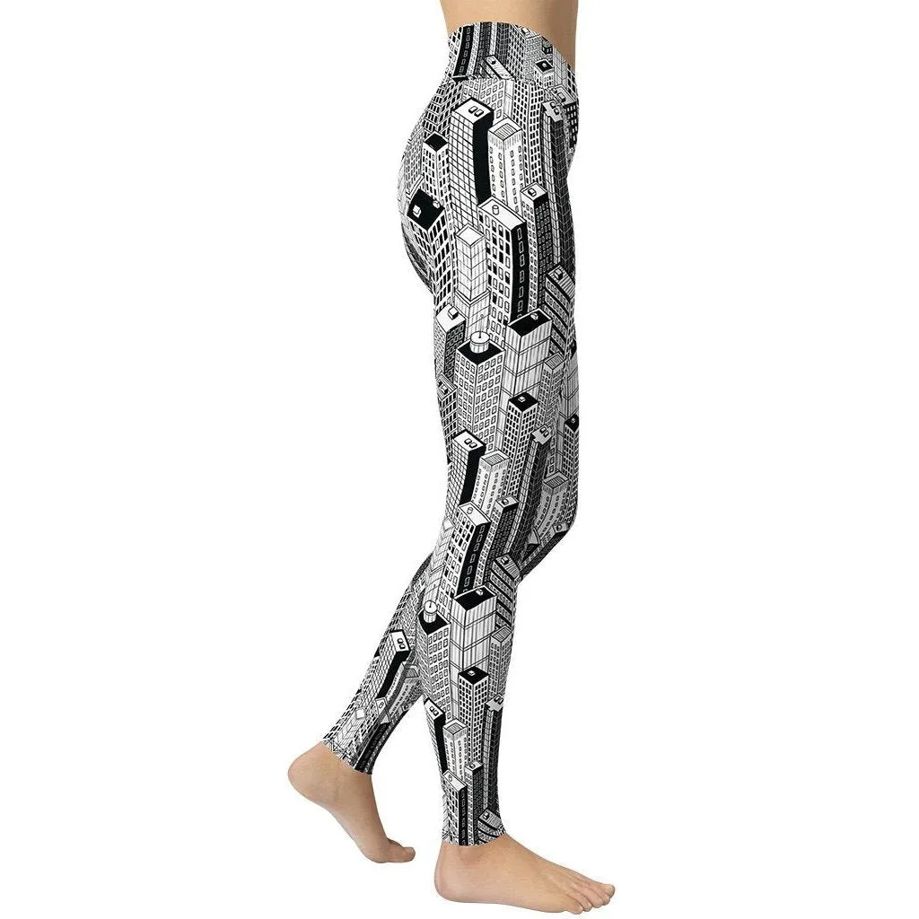 Manhattan View Yoga Leggings