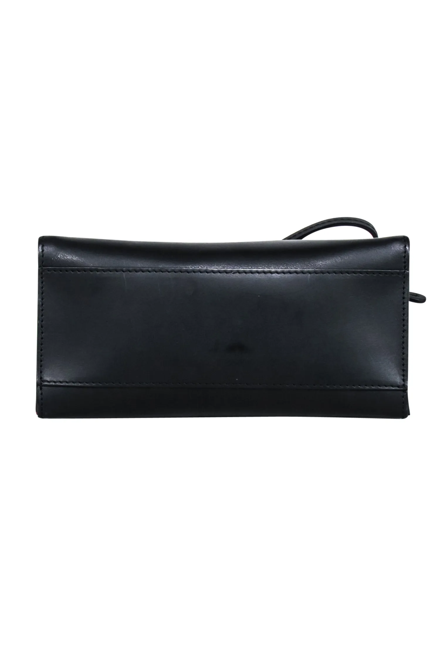 Mansur Gavriel - Black Italian Vegetable Tanned Leather Mini Mini Sun Bag