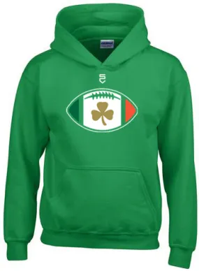 Marcus Freeman Ireland Flag Football GREEN Hoodie Sweat Shirt