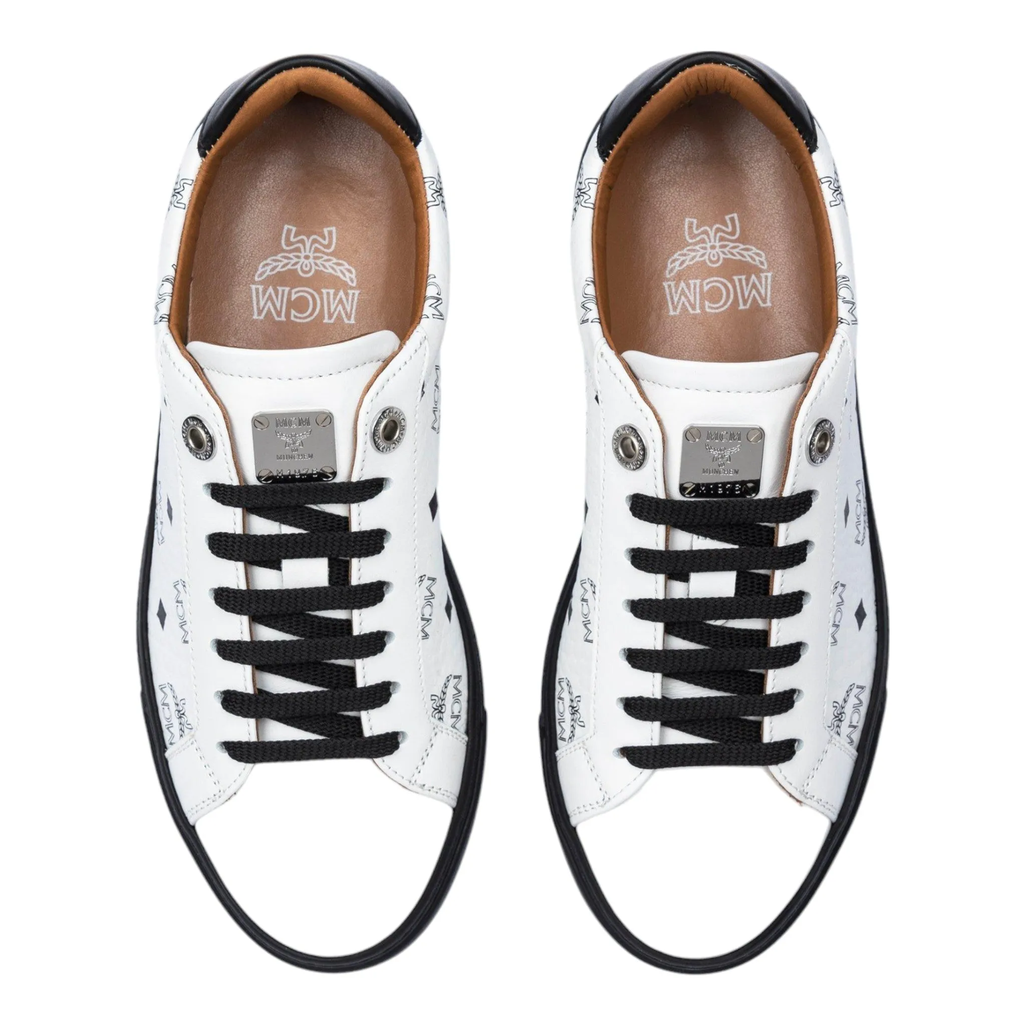 MCM Men's Terrain Lo Color Block Sneakers in Visetos